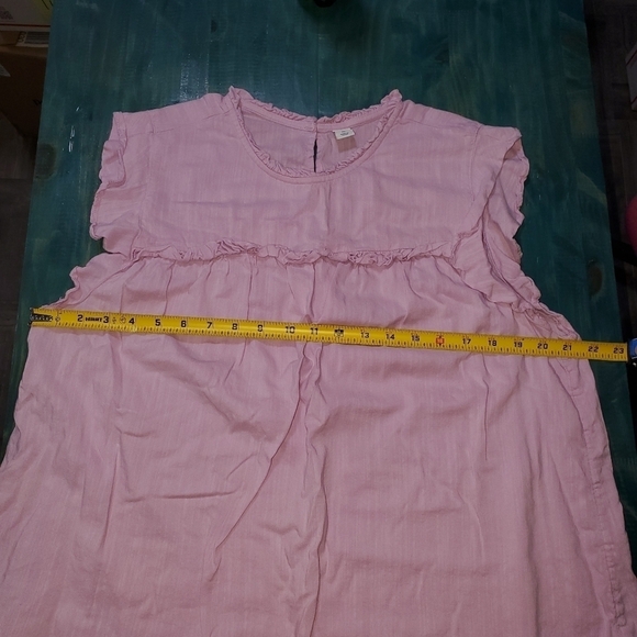 Sleeveless Pink Ruffle Top XL - Picture 6 of 7